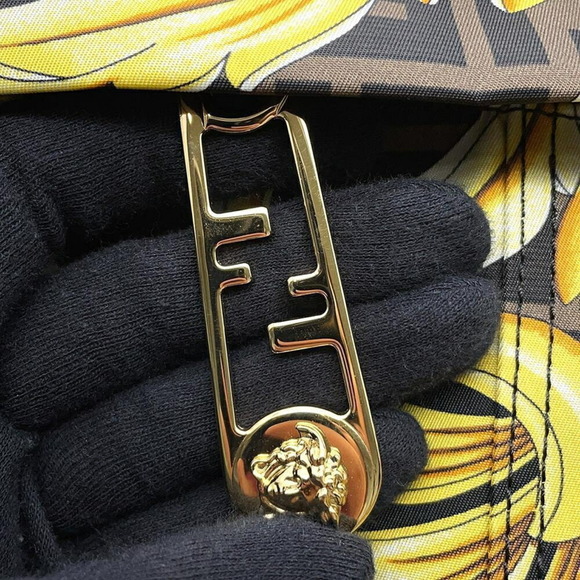 Fendi Backpack Fendace 7VZ066 FENDI Bag Versace Collaboration Black main image 7